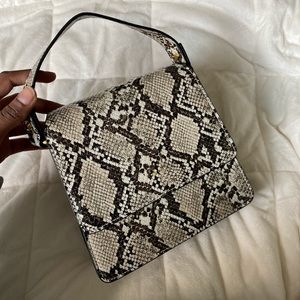 JW Pei snake skin shoulder bag